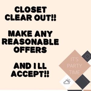 Everything is about to go to good will!